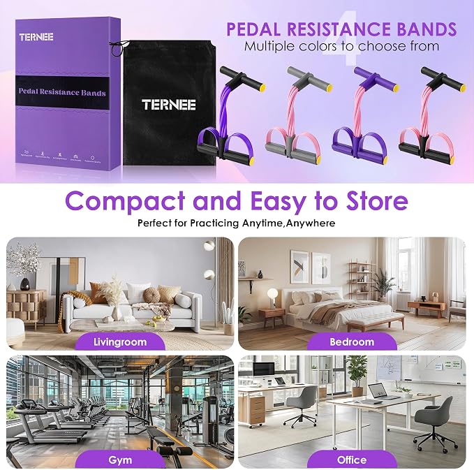 FlexiFit™ – Full Body Resistance Band with Foot Pedals