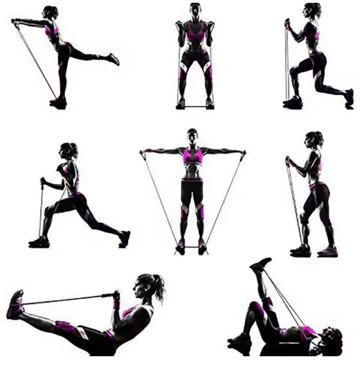 Resistance Bands Set – 7 Levels Complete Full Body Training Kit