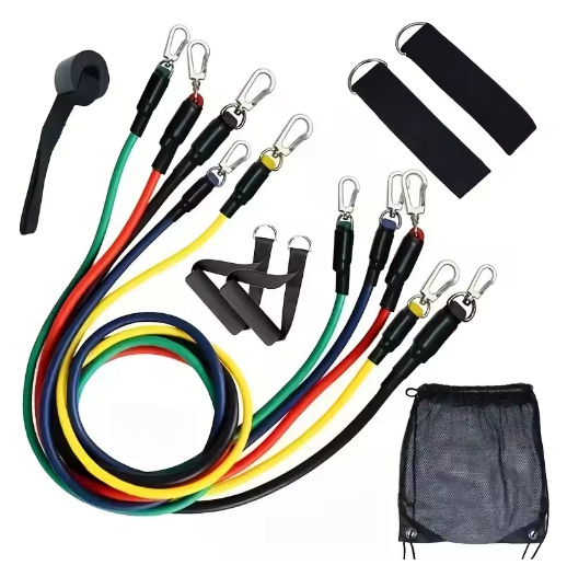 Resistance Bands Set – 7 Levels Complete Full Body Training Kit